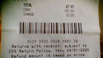 Consumer Review - Food Safety CVS Pharmacy, 1109 State St, Santa Barbara, CA, USA February 1, 2020, at 1:47 PM. I purchased 3 Haag... photo #1
