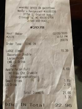 Wendy's, South Gratiot Avenue, Clinton Township, MI, USA photo #1