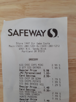 Consumer Review - Food Safety Safeway, 6901 Northeast Sandy Boulevard, Portland, OR, USA ground beef prepackaged macaroni salad ga... photo #2