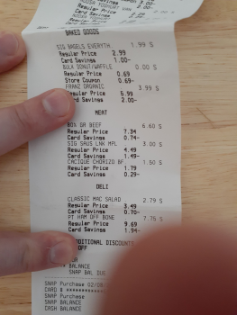 Consumer Review - Food Safety Safeway, 6901 Northeast Sandy Boulevard, Portland, OR, USA ground beef prepackaged macaroni salad ga... photo #4