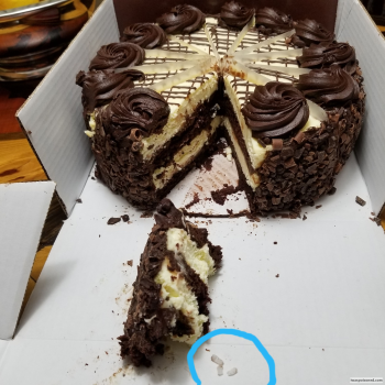 Reseña del consumidor - Seguridad alimentaria The Cheesecake Factory, Polaris Parkway, Columbus, OH, USA My husband and I ate there earlier this m... foto #5