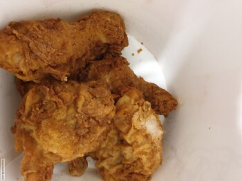 Consumer Review - Food Safety KFC Manukau Great South Road, Manukau, Auckland, New Zealand chicken, fries and coleslaw photo #2