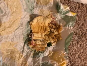 Consumer Review - Food Safety Subway, Wade Green Road, Kennesaw, GA, USA onion chicken teriyaki sandwich  I started feeling sick a... photo #3