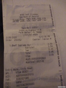 Taco Bell, 32899 US Highway 19 North, Palm Harbor, FL, USA 照片 #1