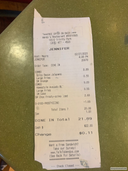 Consumer Review - Food Safety Wendy's, 10512 Trinity Parkway, Stockton, CA, USA The chicken sandwiches homestyle it was raw I orde... photo #2