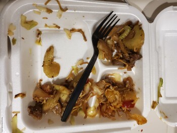 消费者评论 - 食品安全 Panda Express, South Fort Apache Road, Las Vegas, NV, USA Black pepper chicken, sweetfire chicken br... 照片 #2