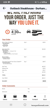 Outback Steakhouse, Mount Moriah Road, Durham, NC, USA photo #1