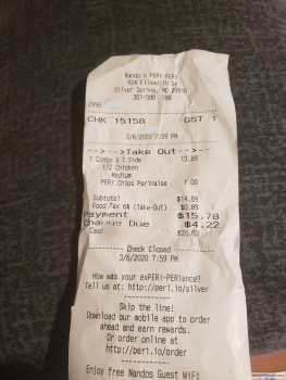 Nando's, Ellsworth Place, Colesville Road, Silver Spring, MD, USA photo #1