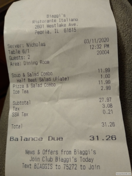 Biaggi's Ristorante Italiano, 2601 West Lake Avenue, Peoria, IL, USA photo #1