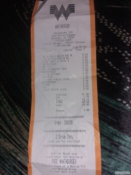 مراجعة المستهلك - سلامة الغذاء Whataburger, North Freeway, Houston, TX 77022, USA I went there last night 03/17/2020 at 7:30pm..3 b... صورة فوتوغرافية #2