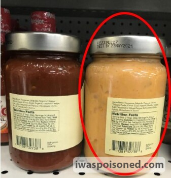食品召回 Stonewall Kitchen, LLC Ghost Pepper Salsa - recalled due to Undeclared Milk and Soy Company name: St... 照片 #1