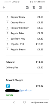 Consumer Review - Food Safety KFC, Trafalgar Street, Burnley, UK Me and my wife got sick the next day evening shaking vomiting not... photo #3