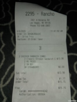 Popeyes Louisiana Kitchen, East Bonanza Road, Las Vegas, NV, USA photo #1