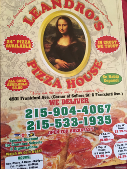 Leandro's Pizza House, Frankford Avenue, Philadelphia, PA, USA photo #1