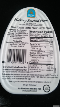 Bristol Hickory Smoked Ham Canned, Dollar General, 604 E Main St, Palmyra, NY 14522, United States photo #1