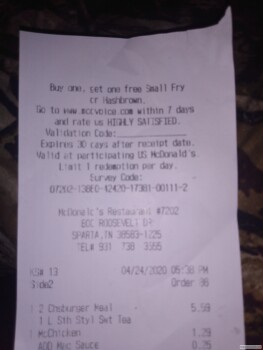 McDonald's, Roosevelt Drive, Sparta, TN, USA photo #1