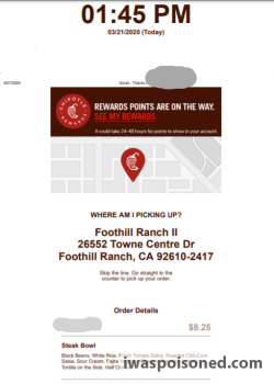 Chipotle Mexican Grill, 26552 Towne Centre Dr, Foothill Ranch, CA 92610, USA photo #1