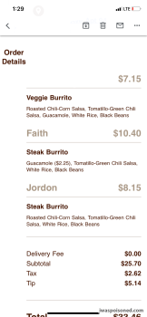 消费者评论 - 食品安全 Chipotle Westgate Entertainment District, North Sunset Boulevard, Glendale, AZ, USA Ordered, food wa... 照片 #1