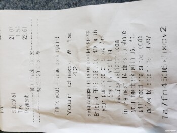 Avaliação do consumidor - Segurança alimentar Zaxby's Chicken Fingers & Buffalo Wings, Hillsborough Road, Durham, NC, USA Food 2 within 10 mins of... foto #2