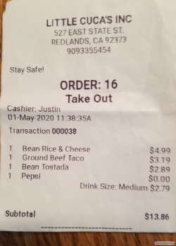 Cuca's Mexican Food, 527 East State Street, Redlands, California, USA photo #1