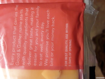 Consumer Review - Food Safety Good & Gather Sharp Cheddar Cheesse, Target, 9882 Adams Ave, Huntington Beach, CA 92646, United Stat... photo #4
