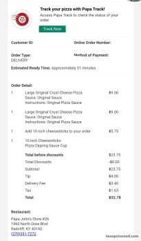 Papa John's Pizza, North Dixie Boulevard, Radcliff, KY, USA 照片 #1