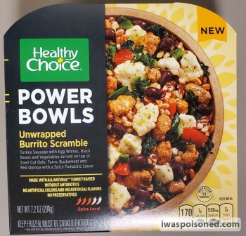 Food Recall Healthy Choice Power Bowls products - recalled because may contain extraneous material The U.S. Depa... Foto #2