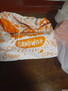 Consumer Review - Food Safety Popeyes Louisiana Kitchen, West 16th Street, Indianapolis, IN, USA Chicken sandwich 1 right away I h... photo #2