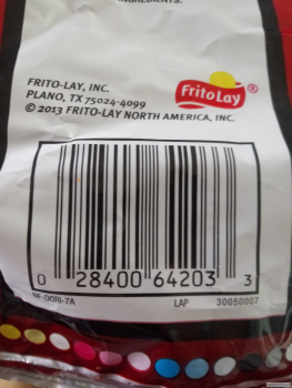 Consumer Review - Food Safety Kroger, El Mar Lane, Seabrook, TX, USA Doritos Original I was the only one who ate them. At 7pm June... photo #1