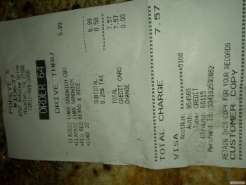 Reseña del consumidor - Seguridad alimentaria Popeyes Louisiana Kitchen, Antoine Drive, Houston, TX, USA Went @ 11:19 ordered classic chicken comb... foto #1