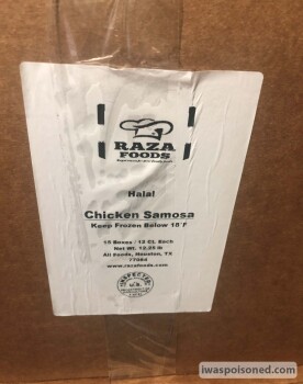 Food Recall Chicken Samosas products - recalled due to being produced Without Benefit of Inspection The FSIS ann... photo #4