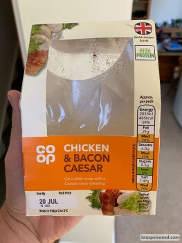 Avis du consommateur - Sécurité alimentaire The Co-operative Food, 1-3 Marigold Square, Carterton OX18 1AQ, United Kingdom A chicken wrap. I wen... photo #1