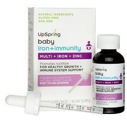 食品召回 UpSpring LLC "UpSpring Baby Iron + Immunity" dietary supplements - recalled due to Undeclared Milk C... 照片 #1
