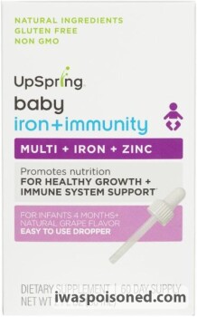 食品召回 UpSpring LLC "UpSpring Baby Iron + Immunity" dietary supplements - recalled due to Undeclared Milk C... 照片 #2