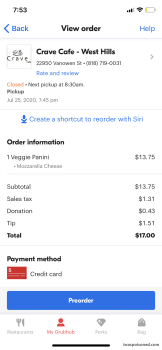 Crave Cafe, Vanowen Street, West Hills, CA, USA foto #1