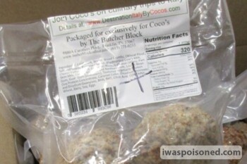 食品召回 Coco's Italian Market various ready-to-eat frozen meat products - recalled as they were produced wit... 照片 #2