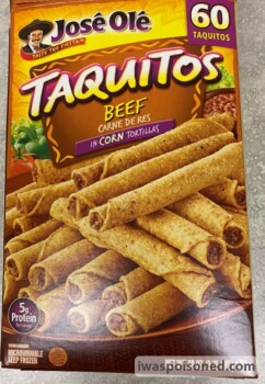 Rappel d'aliments JOSÉ OLÉ, Great Value, & CASA MAMITA Brand Taquitos and Chimichangas - Recalled Due to Possible Fore... photo #8
