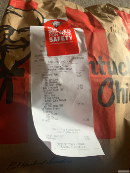 Consumer Review - Food Safety KFC Royal Oak Manukau Road, Royal Oak, Auckland, New Zealand I had wicked wings and hot & spicy chic... photo #1