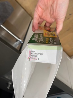 Reseña del consumidor - Seguridad alimentaria Marie Callender's, Albertsons, Northridge, Los Angeles, CA, USA Marie Callender's frozen Chicken Pot... foto #3