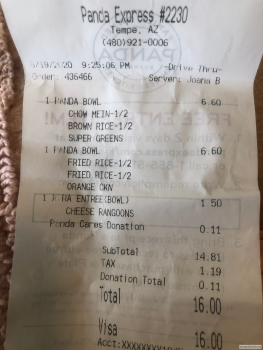 Panda Express, 908 E Broadway Rd, Tempe, AZ 85282, United States foto #1