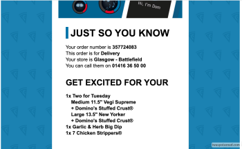 Domino's Pizza - Glasgow - Battlefield, Battlefield Road, Battlefield, Glasgow, UK photo #1