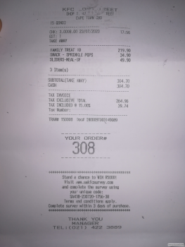 Consumer Review - Food Safety KFC Long Street, Strand Street, Cape Town City Centre, Cape Town, South Africa I had their food and... photo #8