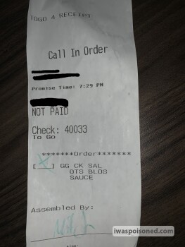 Verbraucherbewertung – Lebensmittelsicherheit Chili's Grill & Bar, West US Highway 90, Lake City, FL, USA Grilled chicken salad. Foto #2