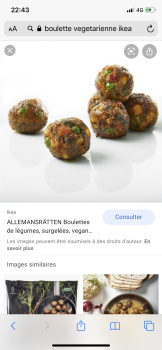 Boulettes végétariennes chez IKEA, Weiveldlaan, Zaventem, Belgium Foto #1