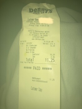 Denny's, Factory Outlet Drive, Fort Chiswell, VA, USA photo #1