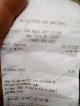 Chipotle Mexican Grill, 235 West 56th Street, New York, NY 10019, USA Foto #1