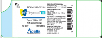 Recalls Acella Pharmaceuticals, LLC Thyroid Tablets - recalled due to Sub Potency Company name: Acella Pharm... foto #3