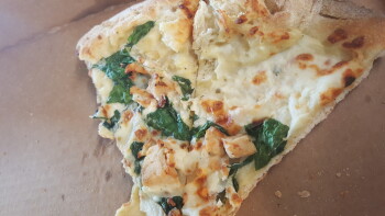 Consumer Review - Food Safety Domino's Pizza, North Belvidere Street, Richmond, VA, USA I ate the alfredo sause, chicken, spinach,... photo #1