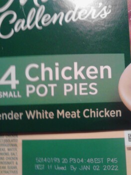 Consumer Review - Food Safety Marie Callender's Chicken Pot Pie, Publix Super Market at Shoppes of Citrus Hills, North Forest Ridg... photo #1