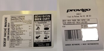 Food Recall Provigo brand ground beef products - recalled due to E. coli O157 The CFIA announced the recall of P... photo #1